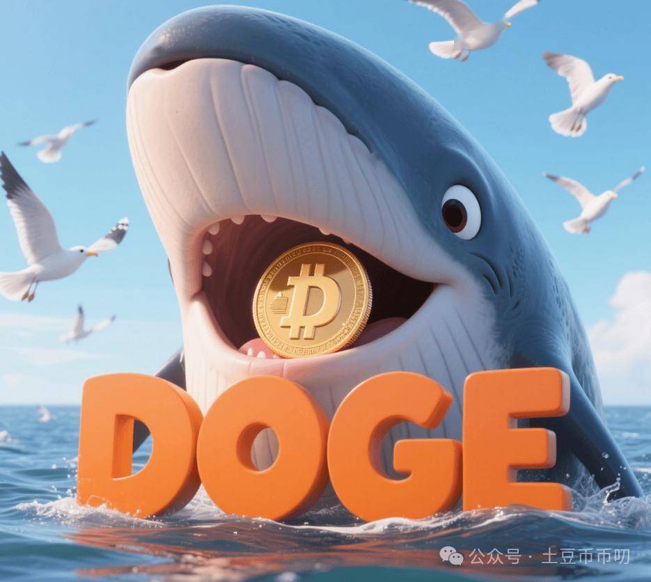 狗狗币24小时涨7.7%！巨鲸“动”了囤225万，突破关键位或迎新行情？